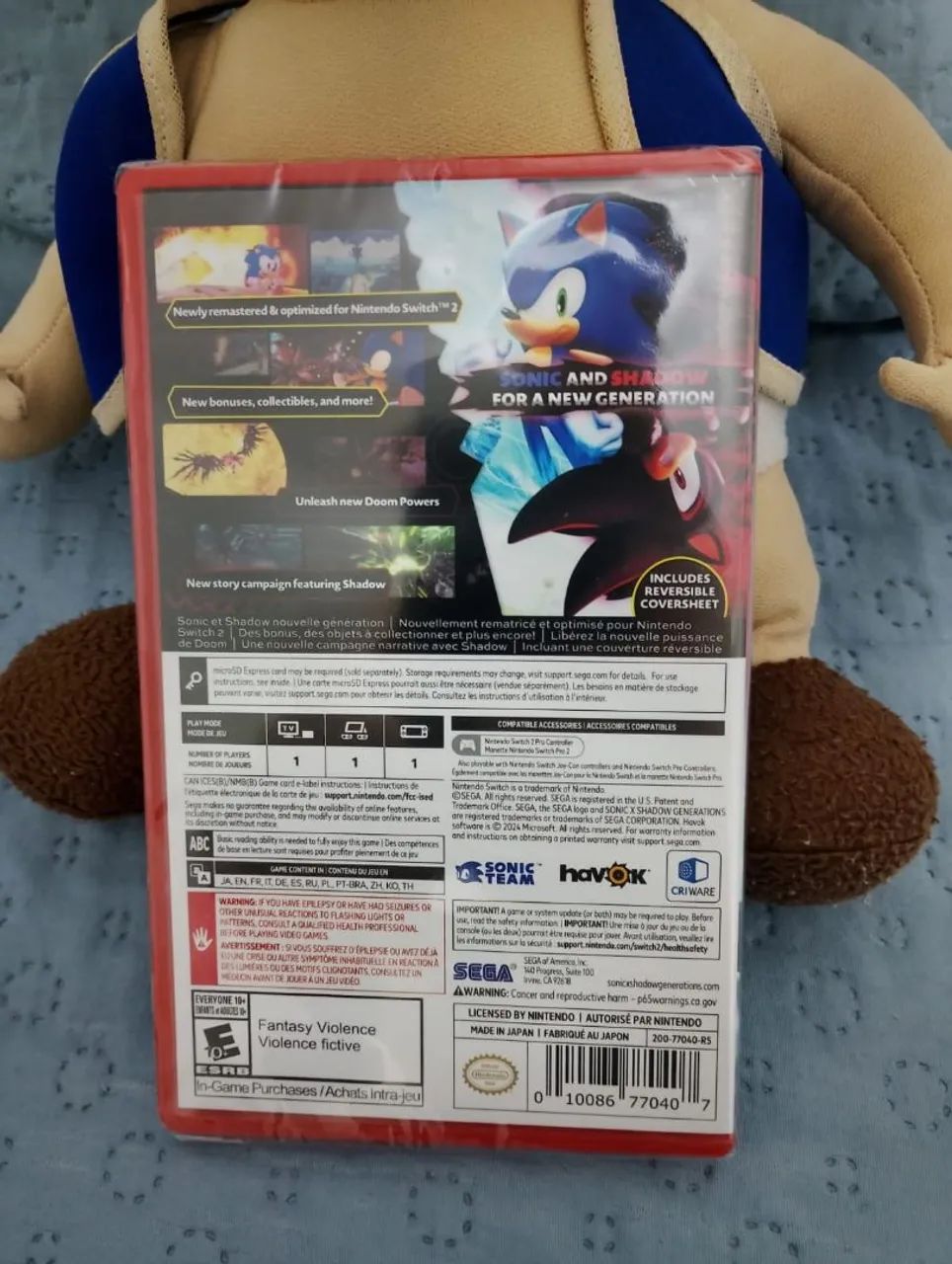 SONIC X SHADOW GENERATIONS LACRADO SWITCH 2 - Foto 2