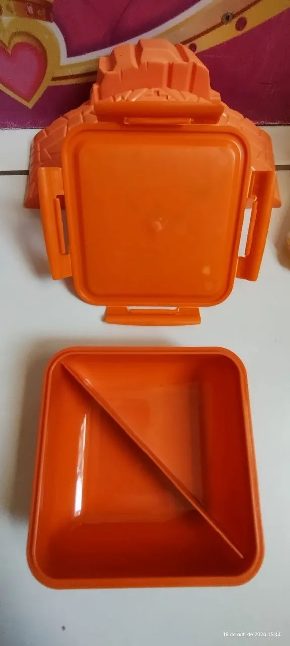 Recipiente de lanche com divisória  - Foto 3