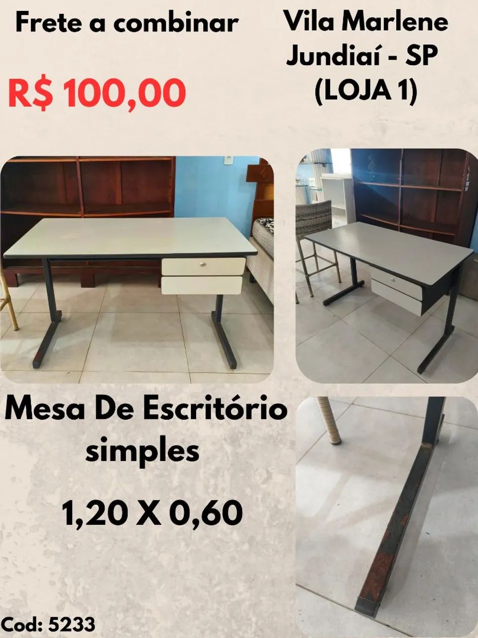 Mesa De Escritório simples 