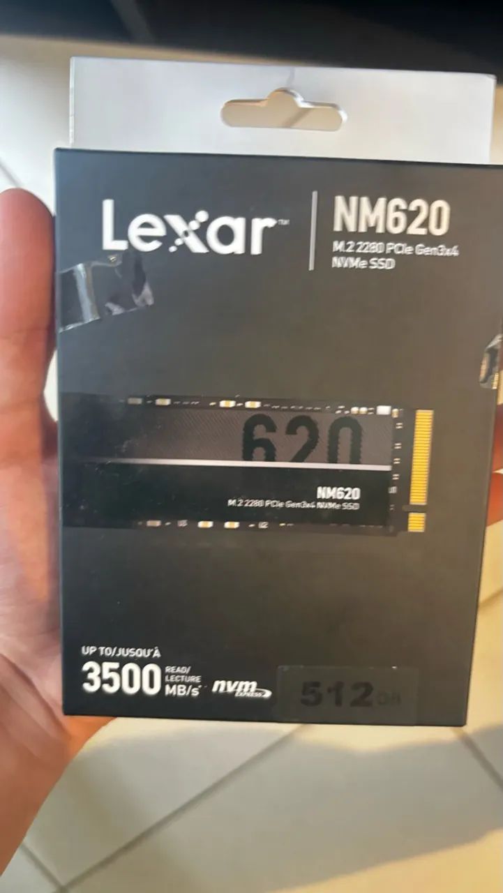 Lexar m.2 NVMe 512GB 中古 NVME M.2 Lexar 512gb - Armazenamento - Residencial dos Lagos