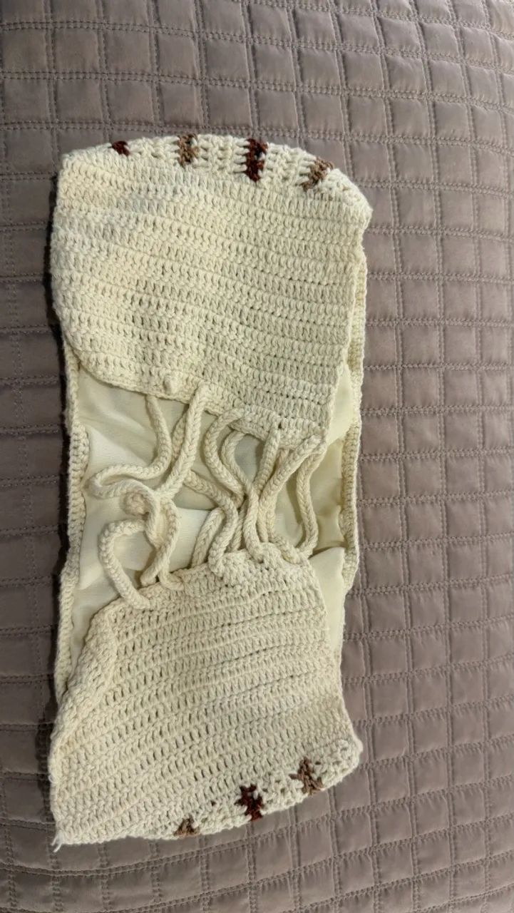 Conjunto saia e topper crochê  - Foto 5