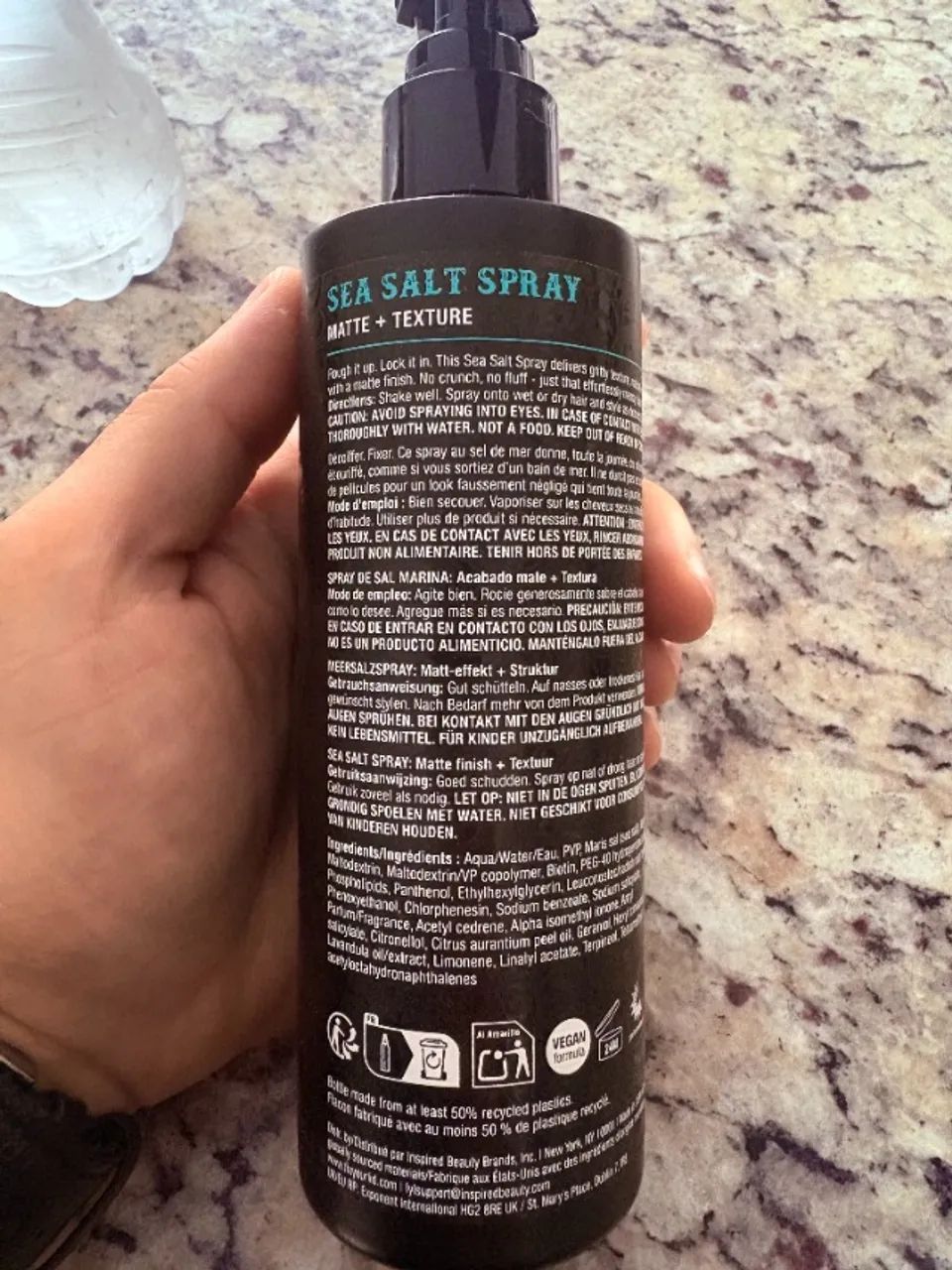 Spray De Sal Marinho Fix Your Lid 236ml Acabamento Fosco (EUA) - Foto 5