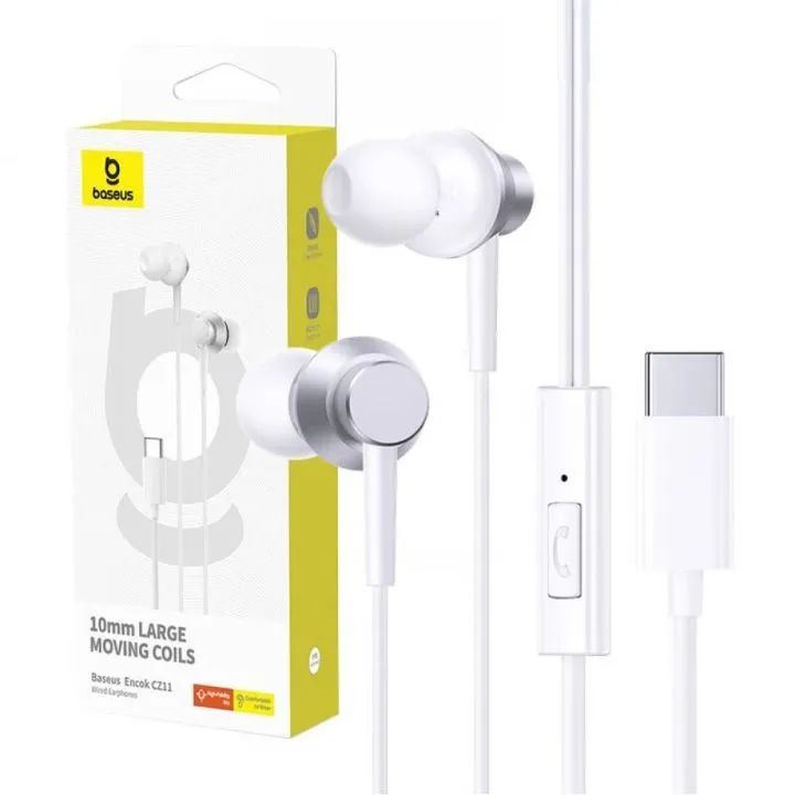 Fone de ouvido Baseus Encok CZ11conexão tipo-c / P2 - Foto 4
