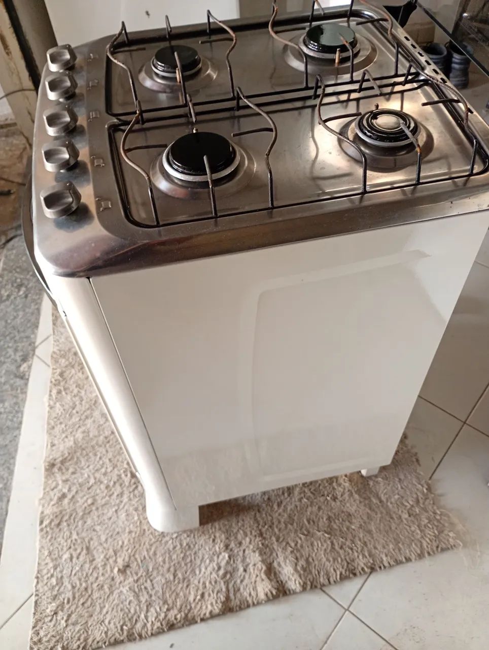 Fogão Esmaltec Ágata 4 bocas funcionando perfeitamente automático - Foto 5