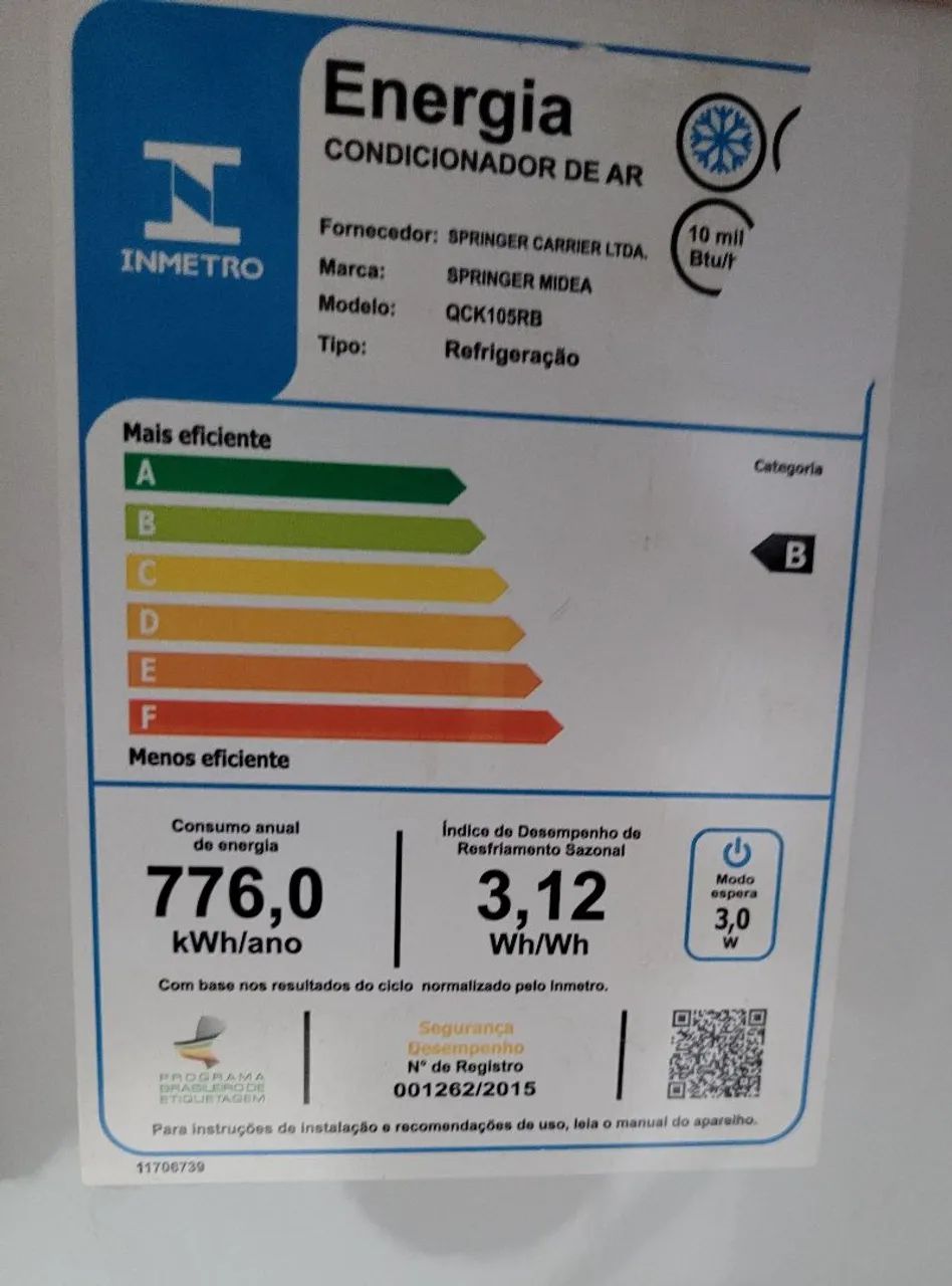 Ar condicionado 10 mil btus  - Foto 2