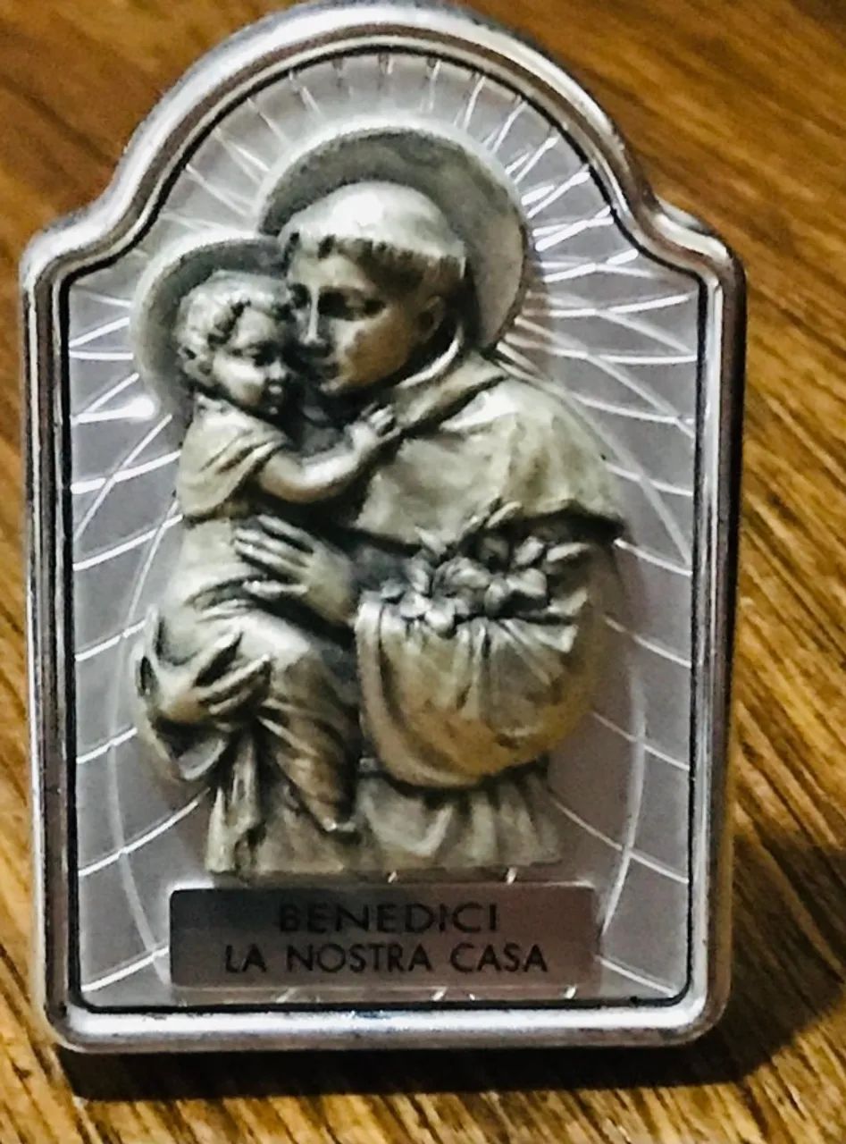 Souvenir de Santo Antonio com Menino Jesus (Padova/Itália) - Foto 2