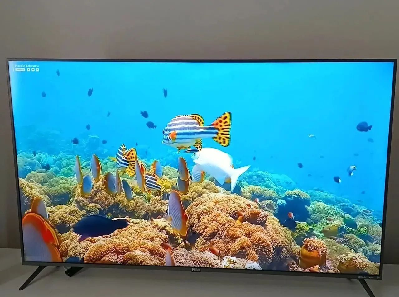 Smart TV Philco 60 polegadas 4K do infinita completa - Foto 3
