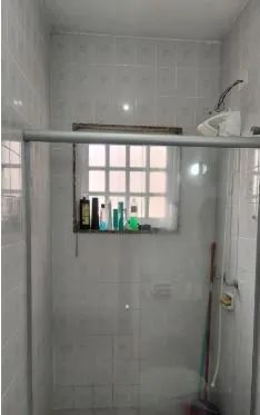 Wooden WC Window