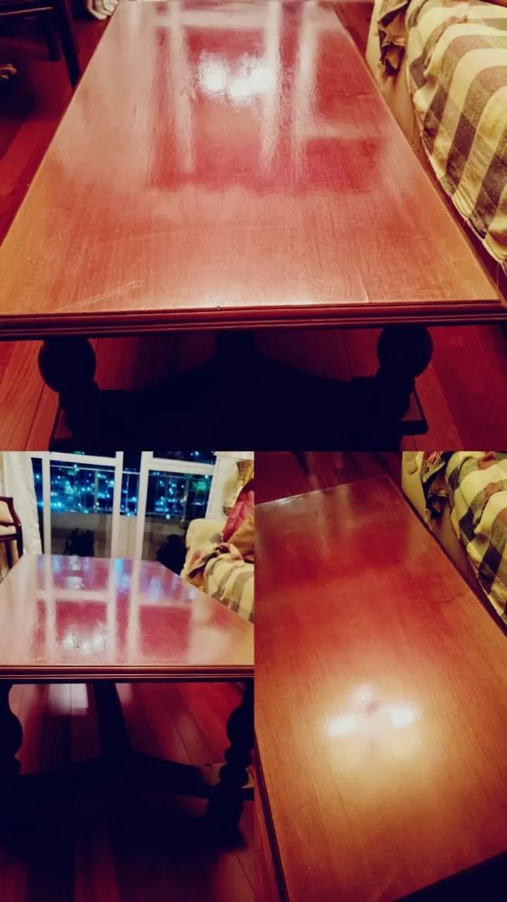 Mesa de centro madeira maciça 