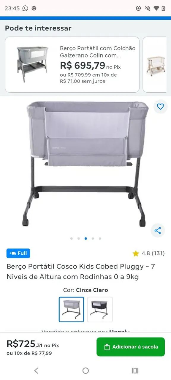 Berço portátil