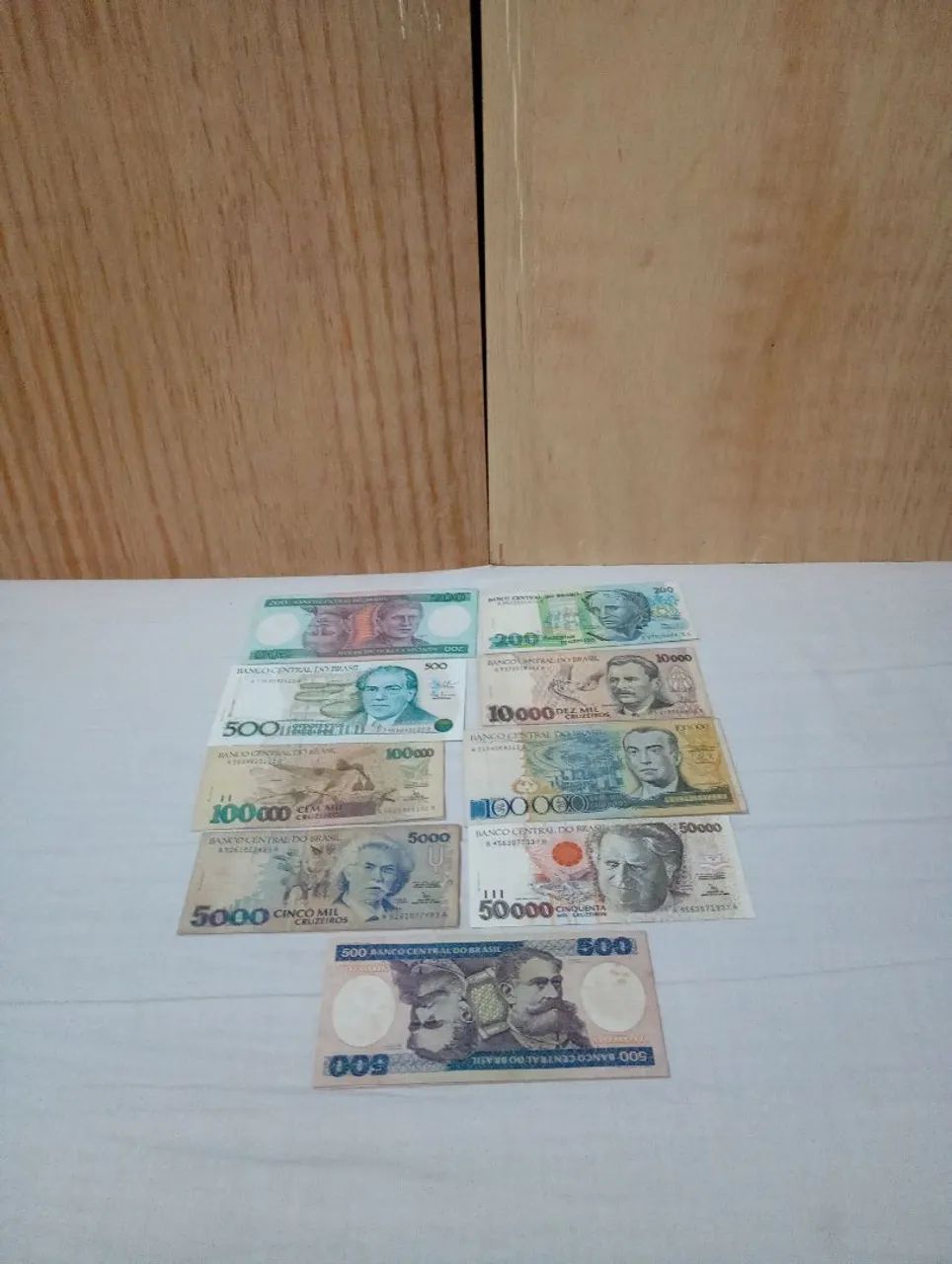 Lote de cédulas antigas do Brasil  - Foto 3