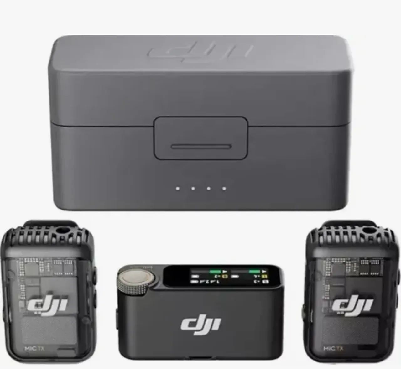 Microfone Dji Mic 2 (2tx Microfone + 1rx Receptor + 1 Case)