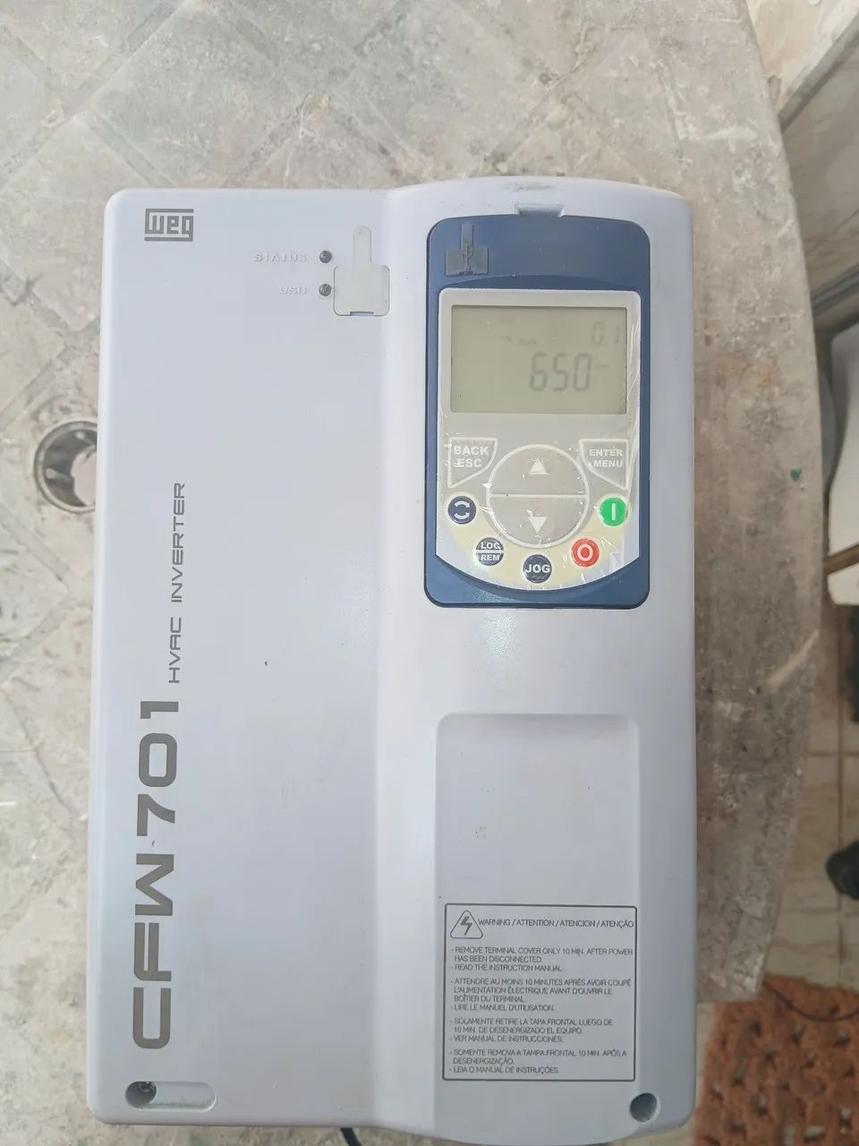 Inversor weg cfw701 usado 