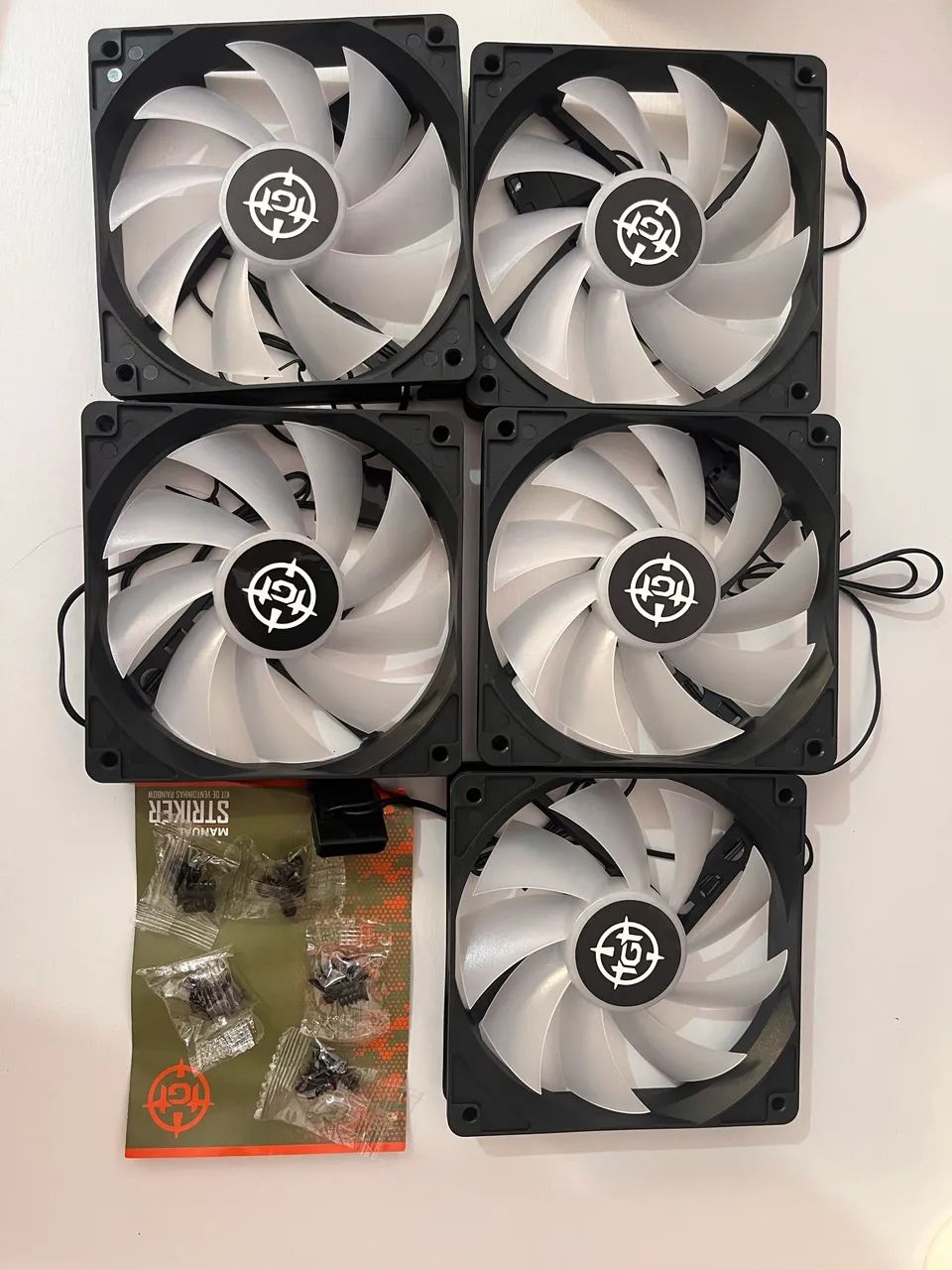 Ventoinhas striker target kit com 5 novas  - Foto 3