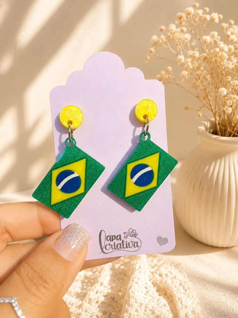 Brinco do Brasil em Resina - Copa do Mundo - Foto 3