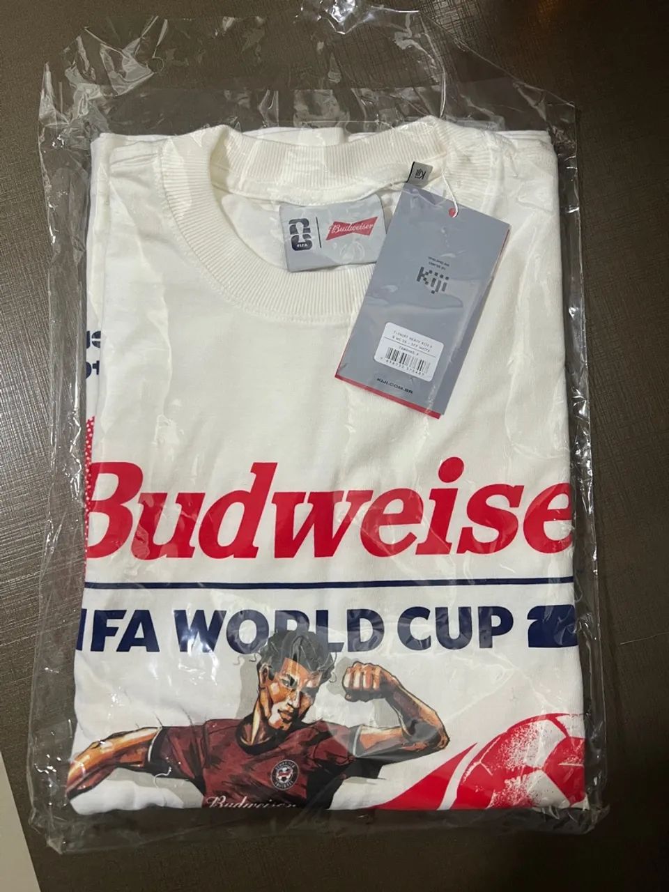 Camisa Budweiser Copa do Mundo Oversized - 100% algodão  - Foto 3
