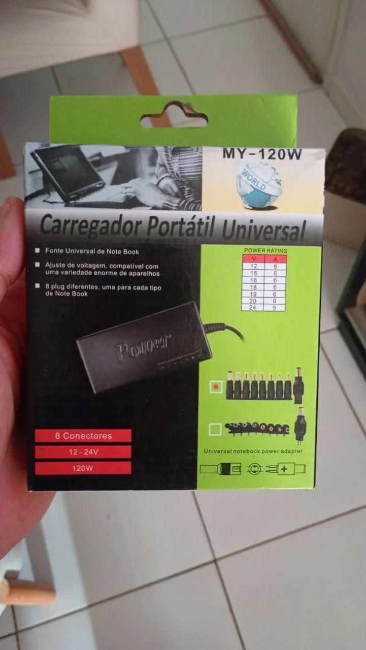 Carregador universal para notebook 