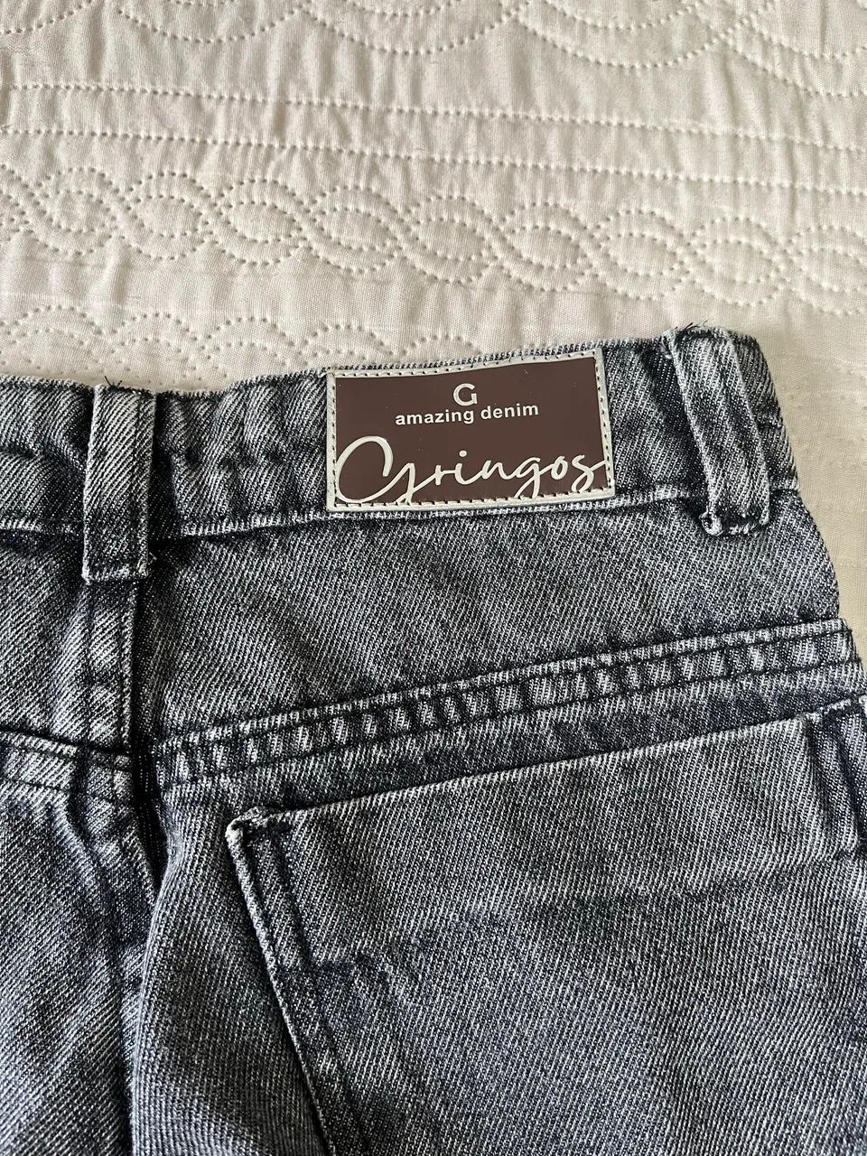Calça cargo grafite jeans 36 - Foto 4