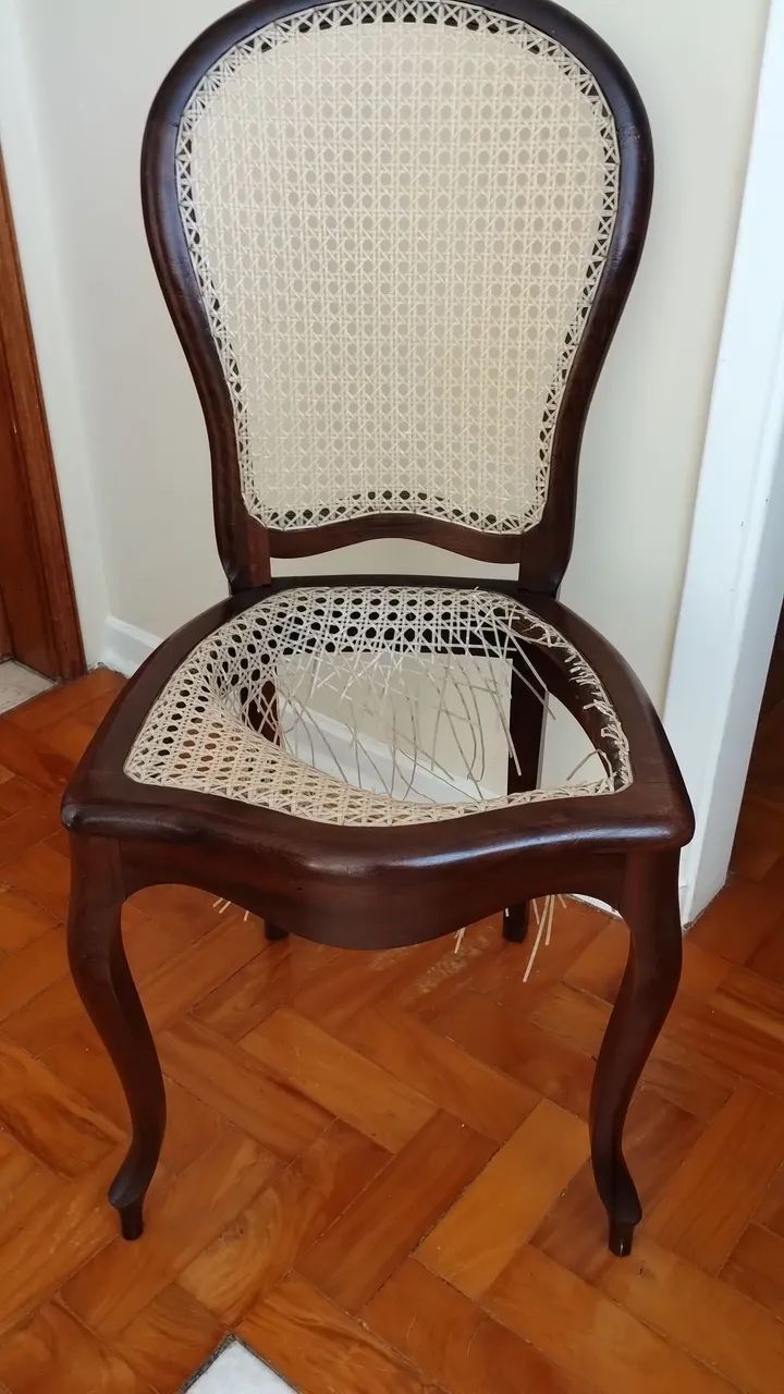 Cadeira medalhão estilo Luis XV  - Foto 5