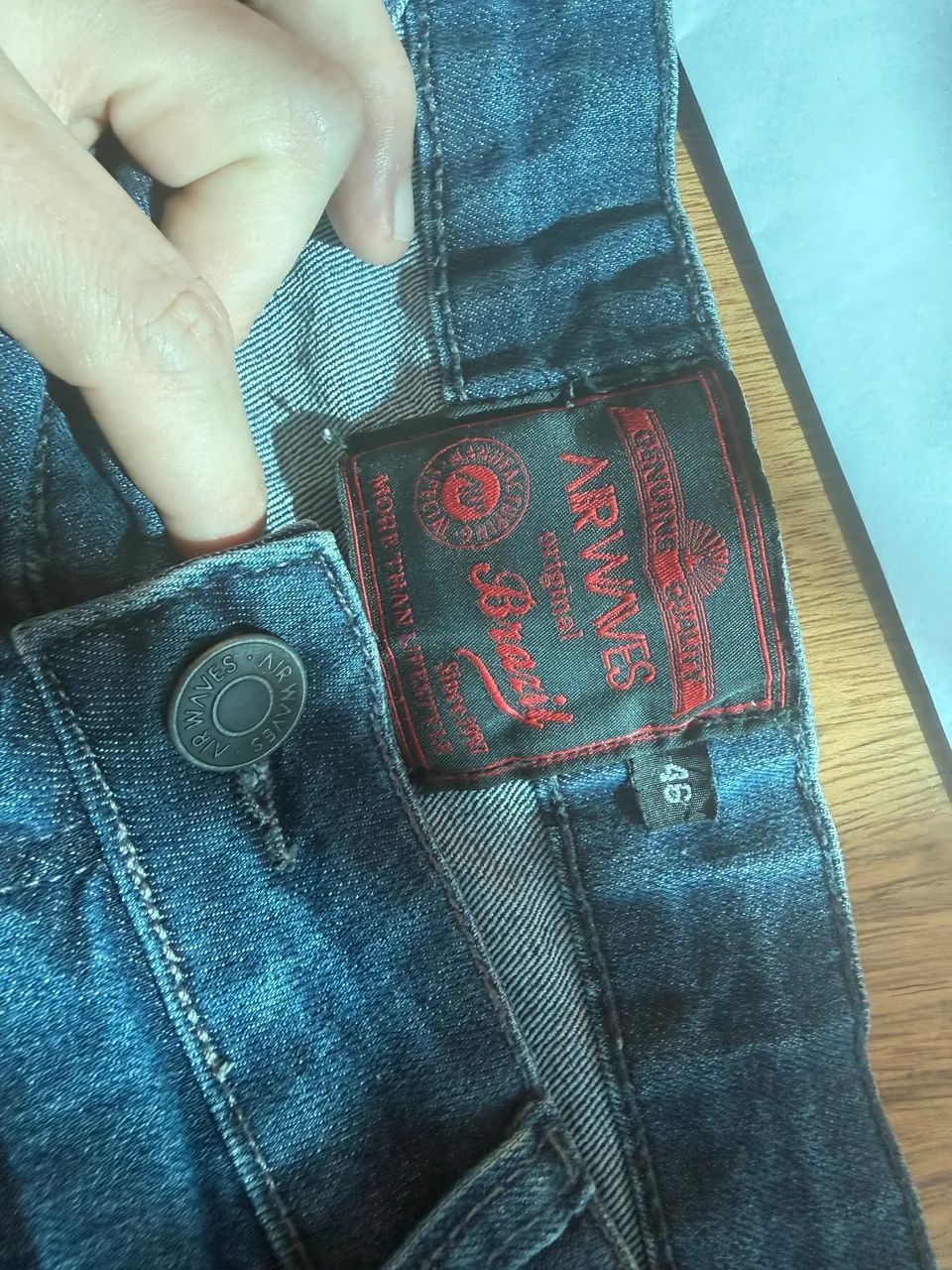 Bermuda jeans Air Waves n46 com elastano - Foto 4