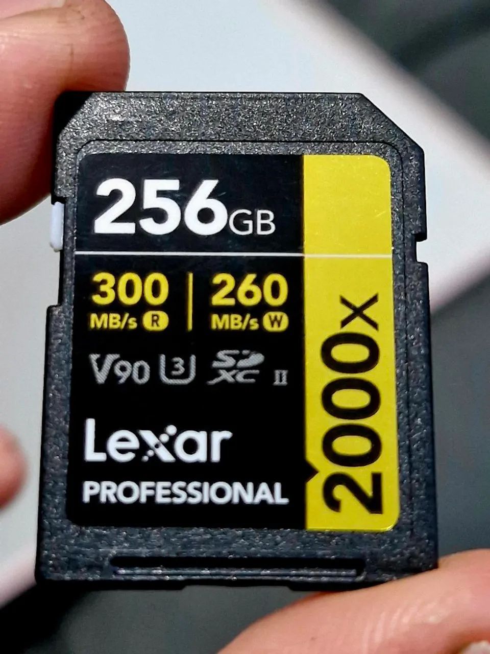 Cartão de memória Lexar Professional 2000x 256GB SDXC UHS-II V90