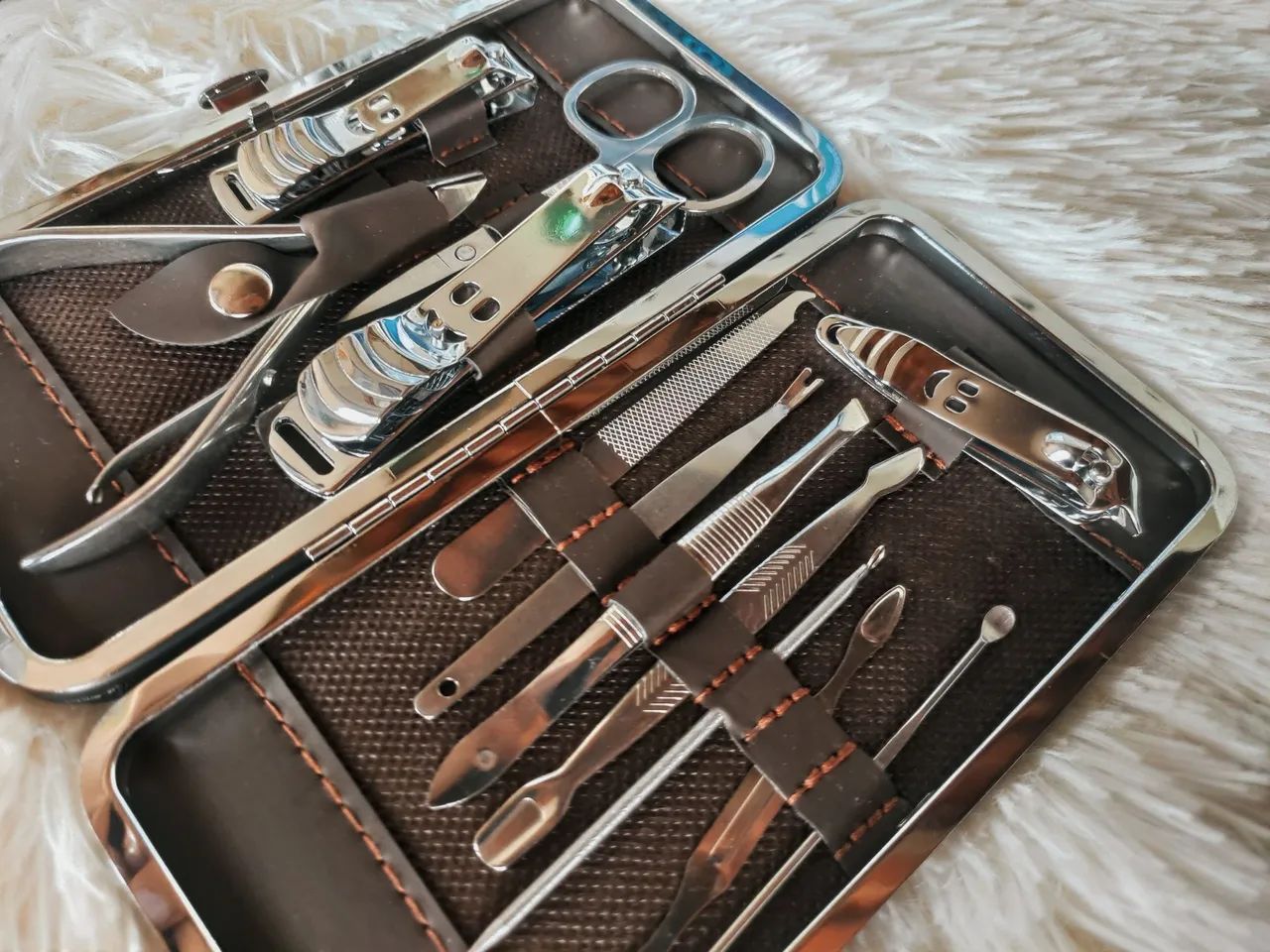 Kit de unhas 12 pcs inox - Foto 5
