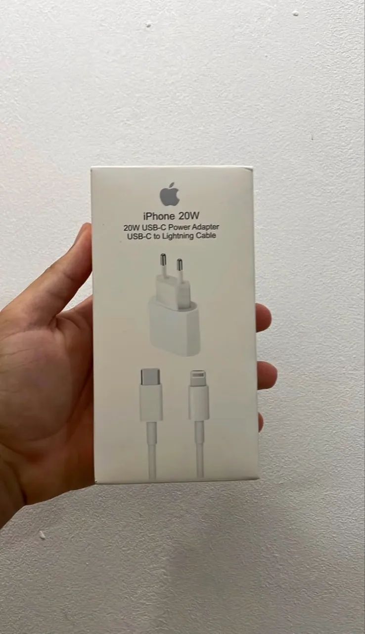 Carregador de iPhone novo!