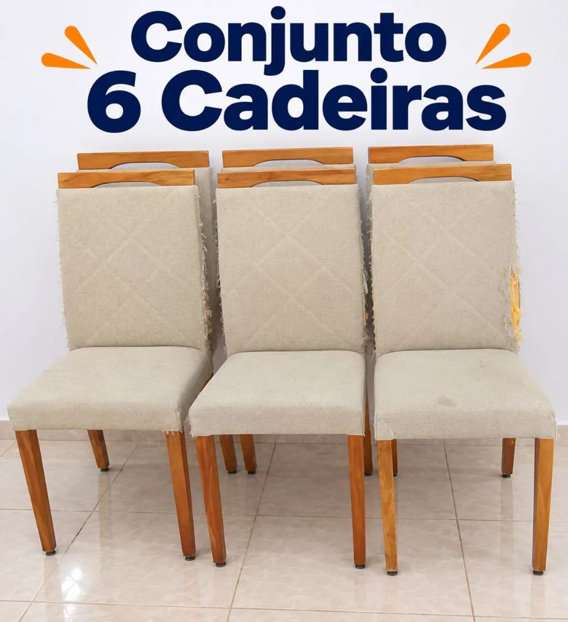CONJUNTO DE CADEIRAS