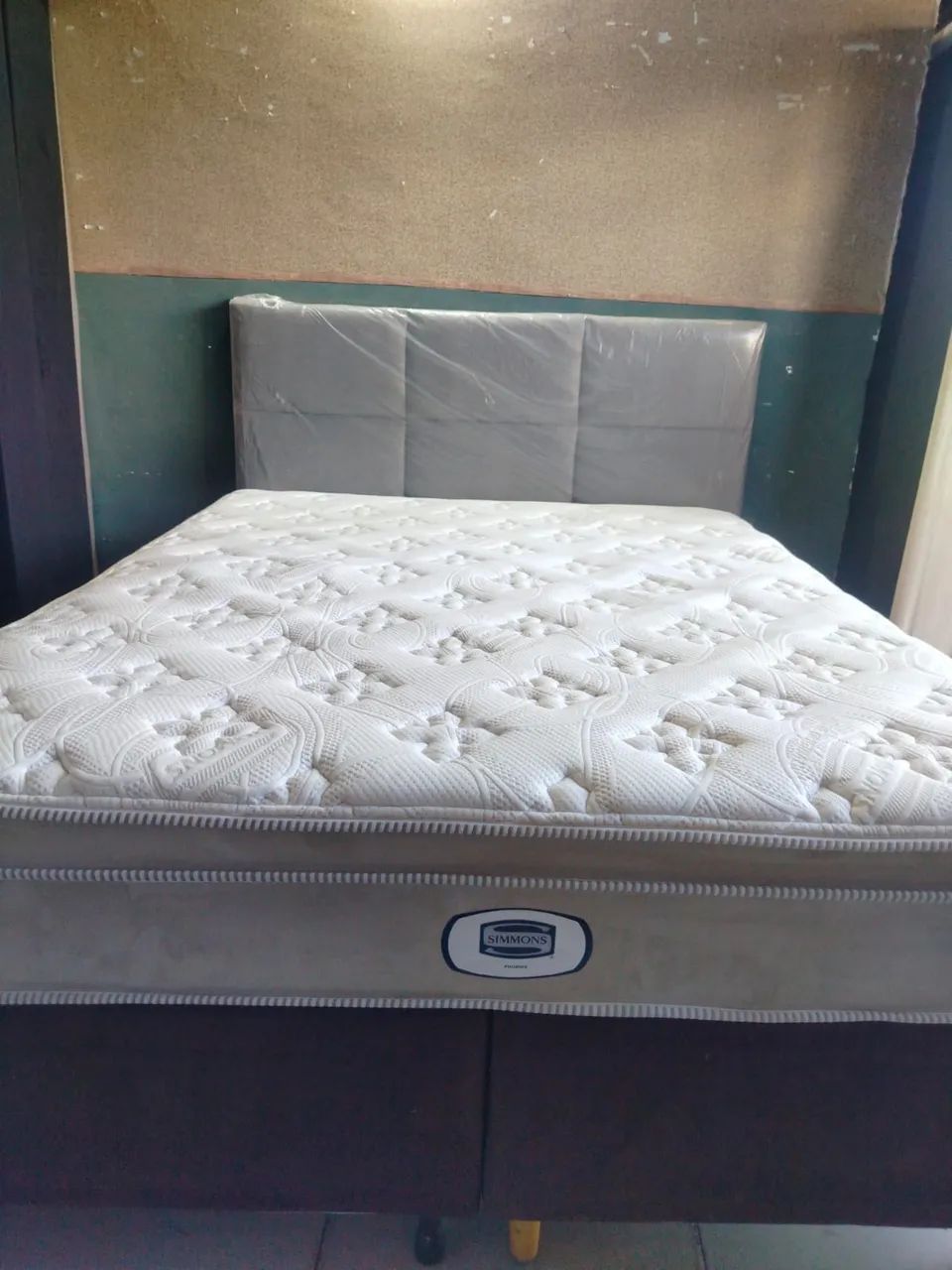 Cama Queen SIMMONS HIGIENIZADA ENTREGO  - Foto 4
