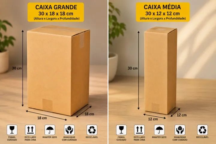 Caixa Papelão 30x18x18 25 unidades - Foto 3