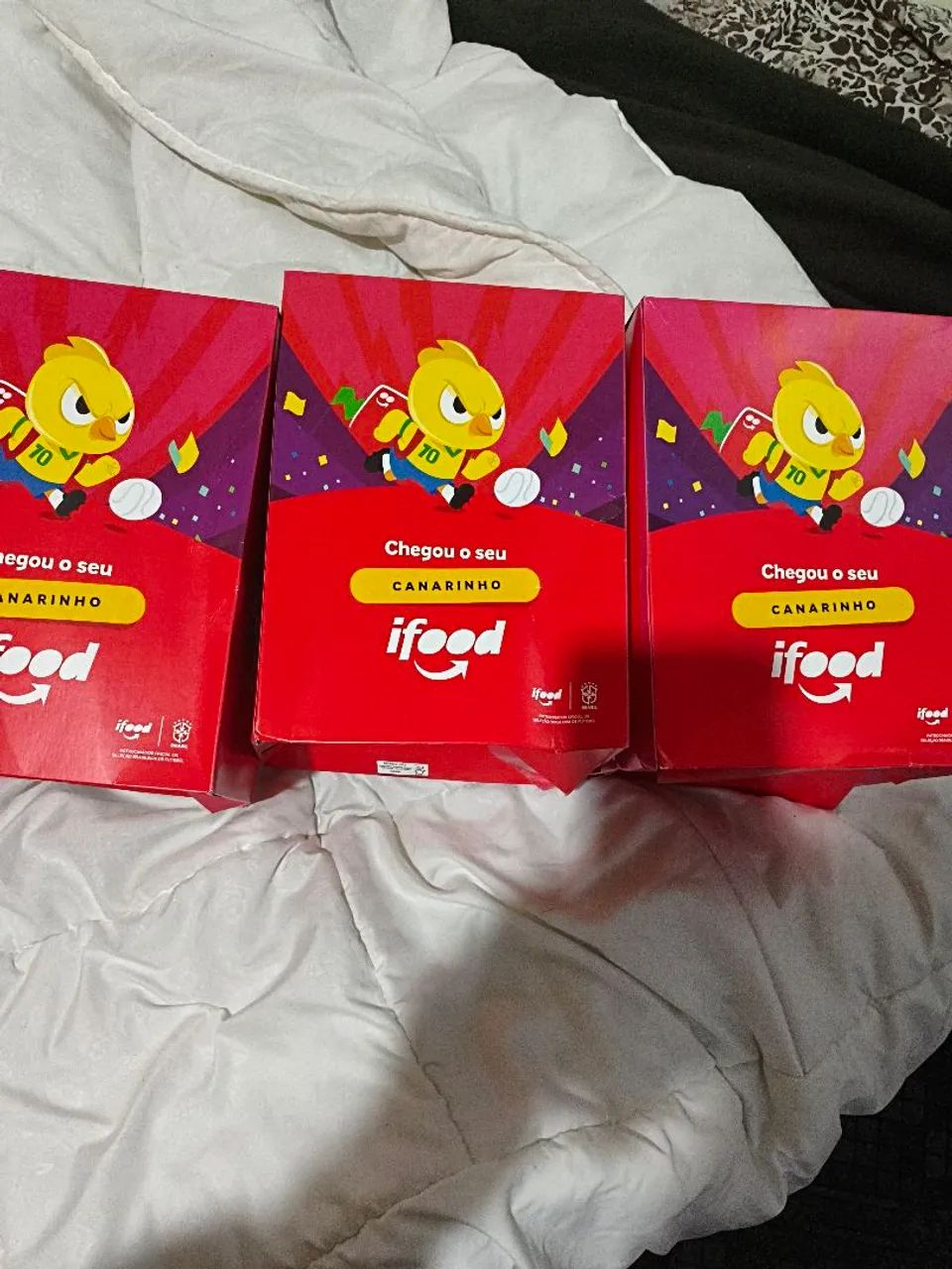 Canarinhos Ifood 1958, 1962 e 1994