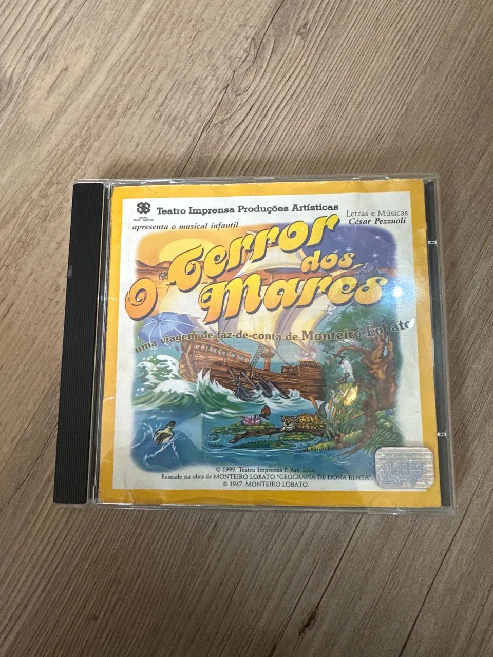 Cd infantil musical baseado na obra de Monteiro Lobato 