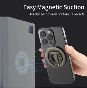 SUPORTE CELULAR ANEL MAGNETICO DOBRAVEL - Foto 4