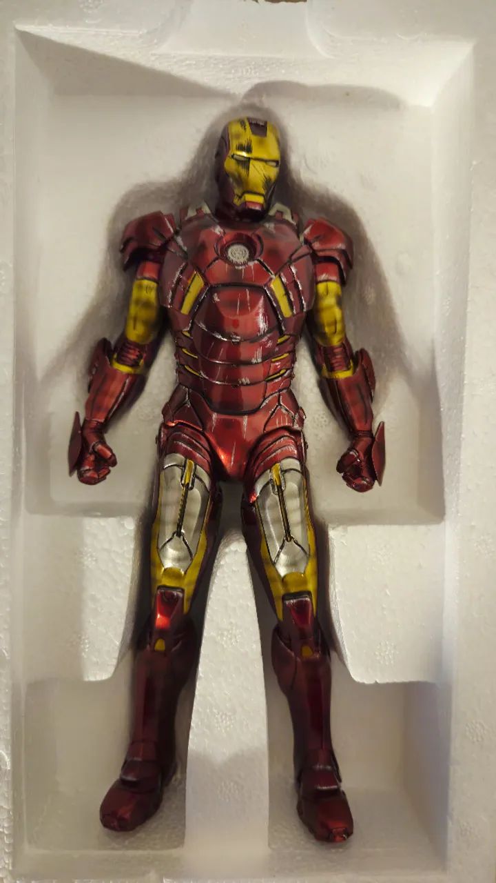 Estátua Homem de Ferro Iron studios - Edição Limitada battle damage - Foto 5