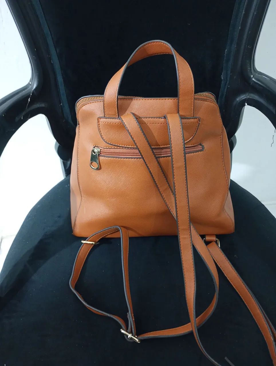 Bolsa , mochila de costas lê postiche usada  - Foto 4