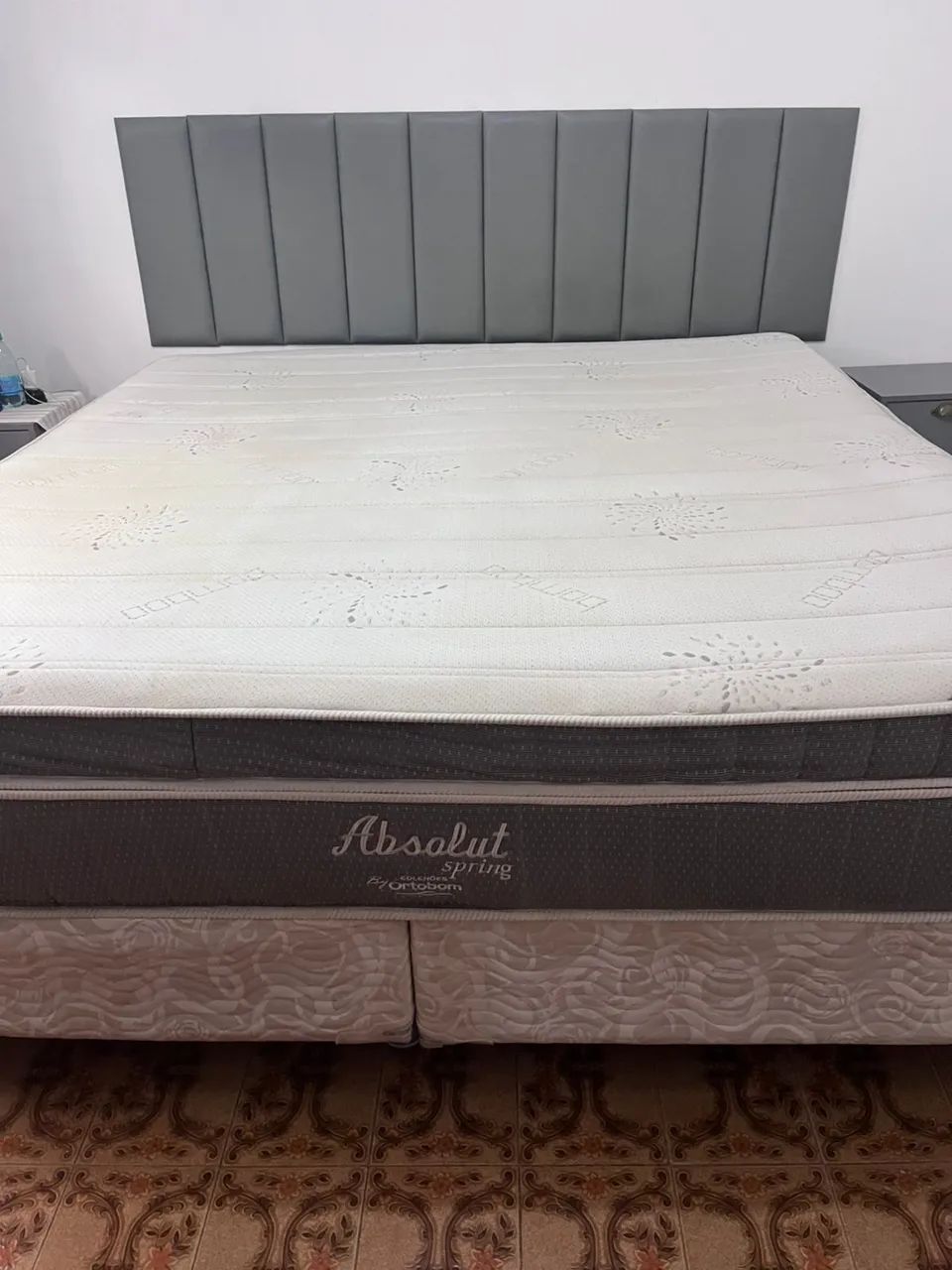 Cama Box King Size Ortobom Absolut Spring 