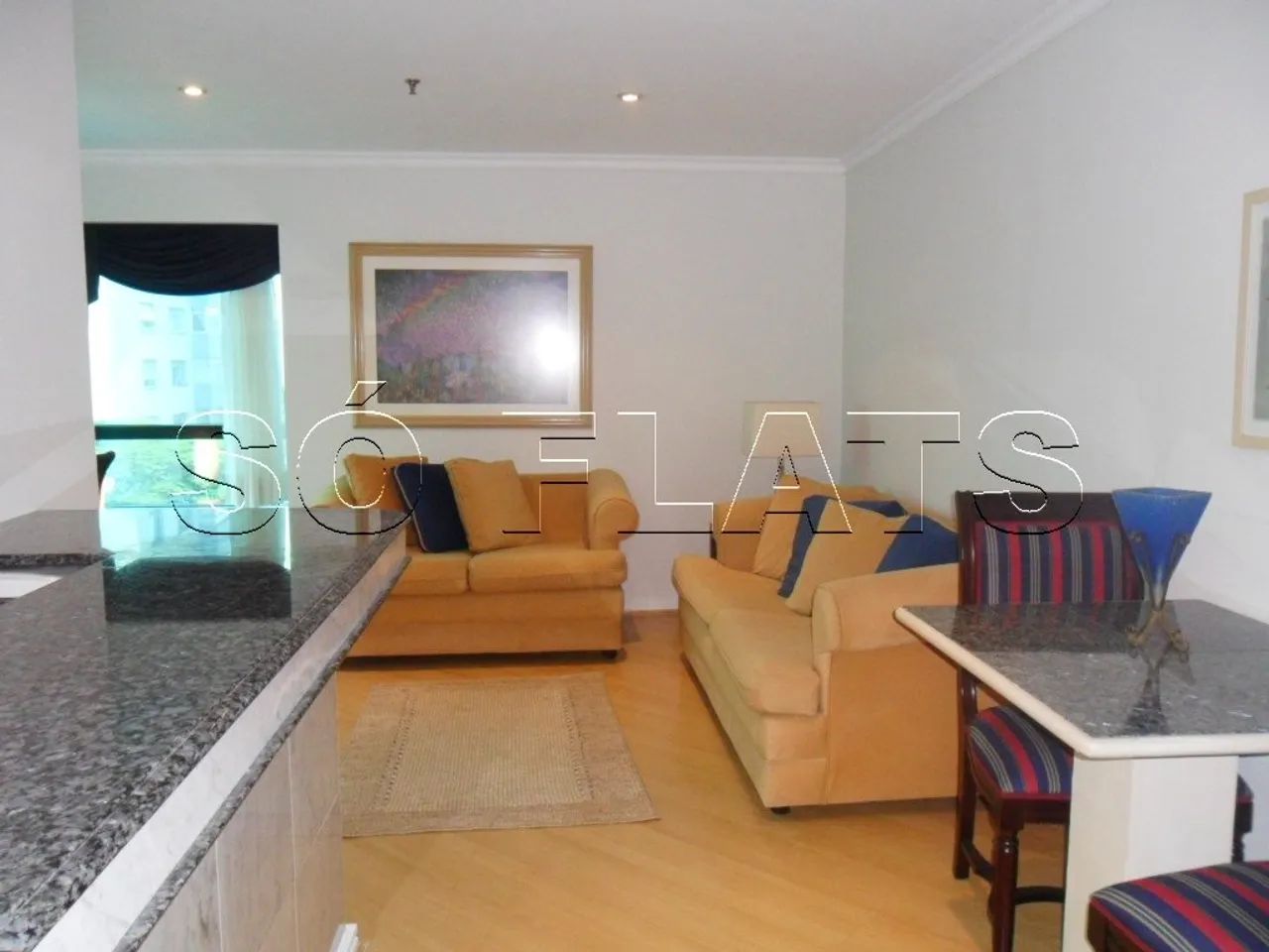Apartamento nos Jardins com 2 dormitórios totalmente mobiliado. - Foto 2