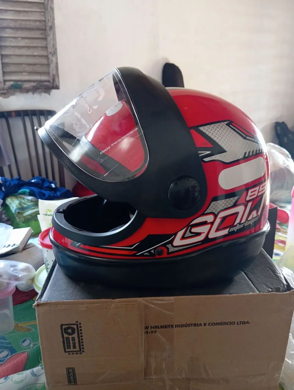 Capacete novo 