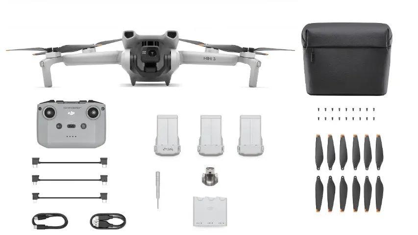 DJI Mini 3 Fly More Combo com 3 Baterias - Impecável