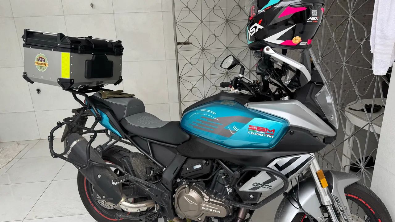 Vendo SBM 600 T 2026 melhor que Honda NX500, Kawasaki Versys 650 e Morini X-Cape 650, - Foto 4