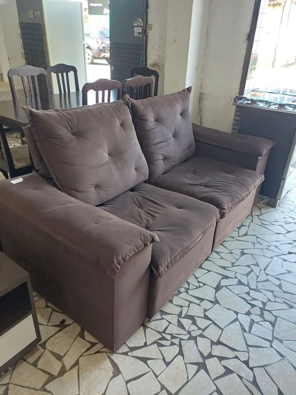 Sofa retrátil encosto reclináveis  - Foto 2