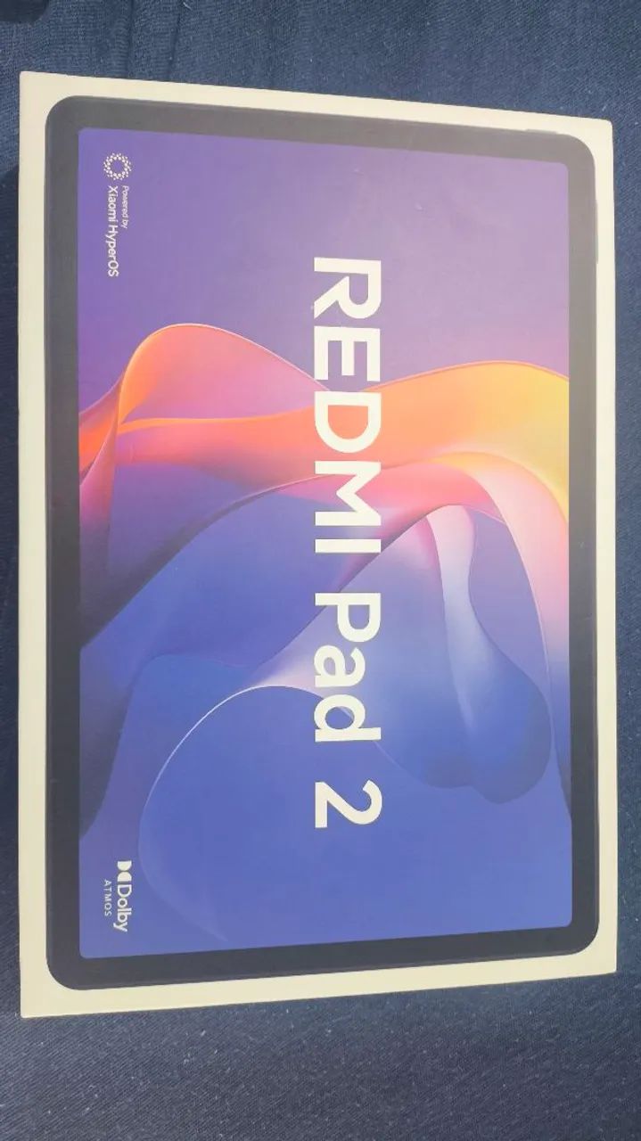 Redmi Pad 2 sem uso, capa mouse e teclado logitech