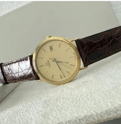 Omega De Ville Prestige Quartz/ ouro18k