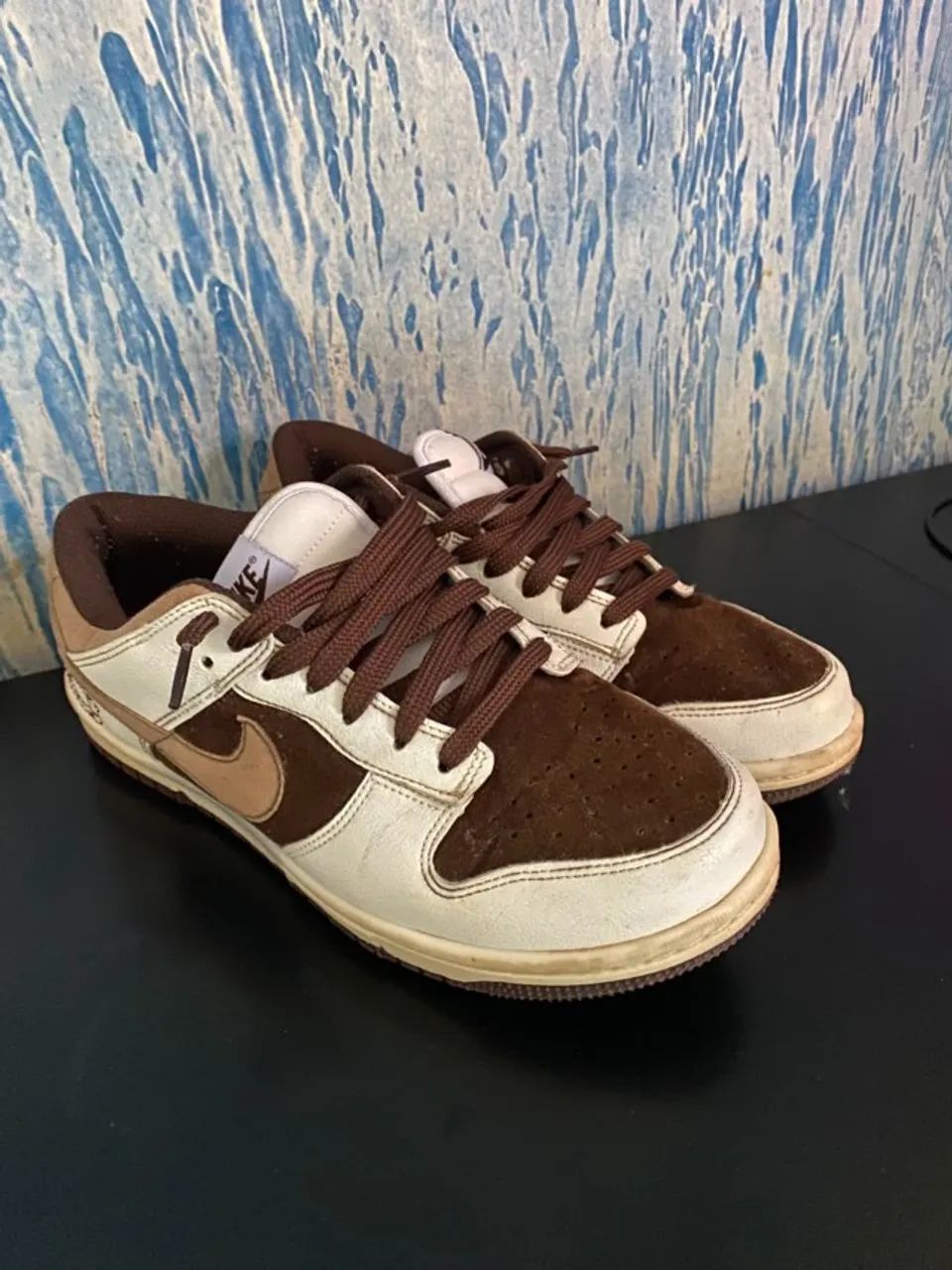 Tênis Nike Dunk Low Teddy Usado - Foto 2