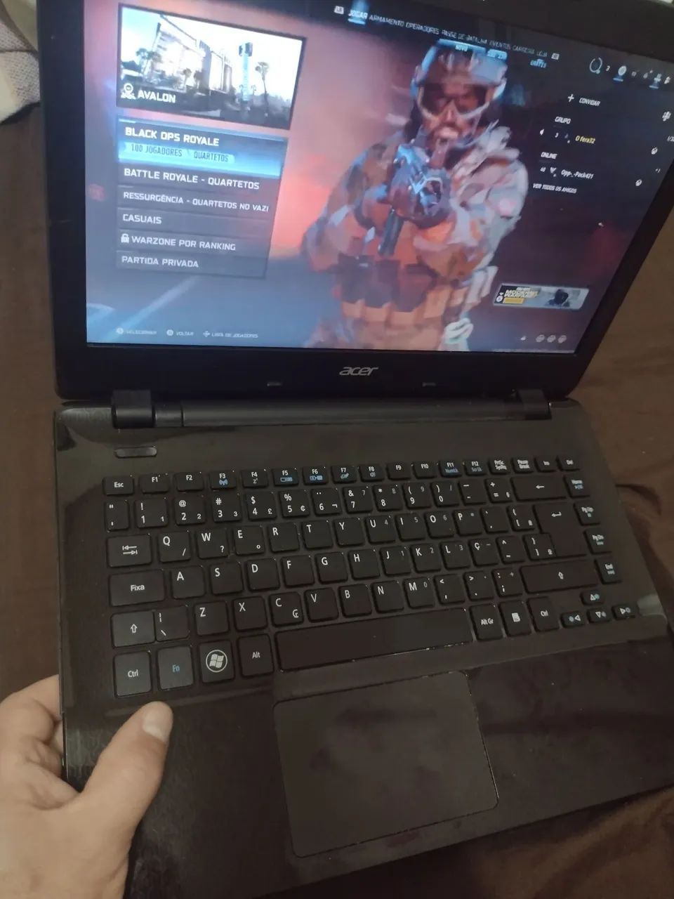 Vendo notebook Acer aspire 