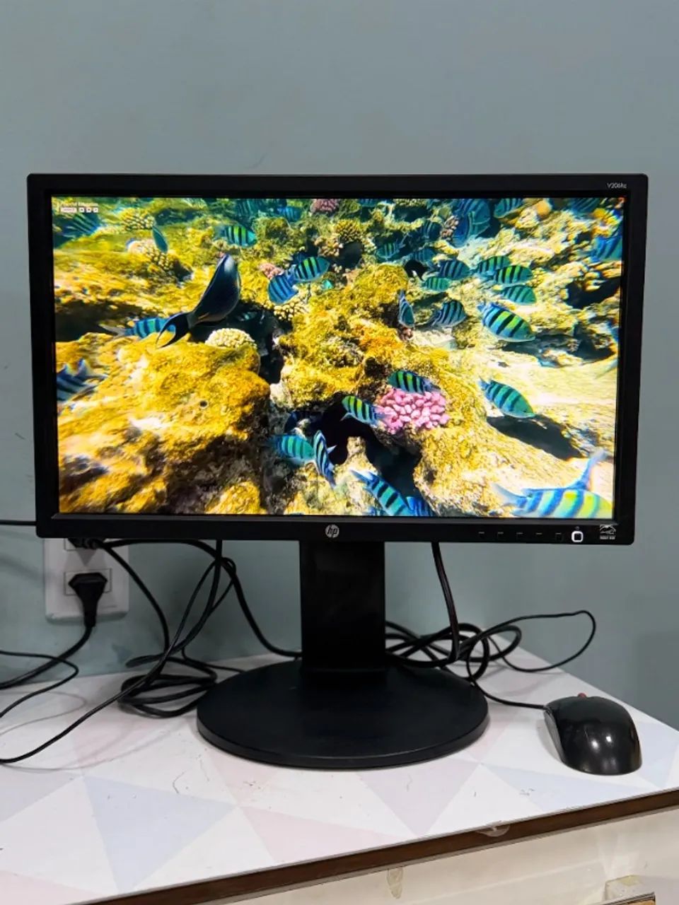 Opção 1  Monitor 20 Polegadas HP E2011p-bn LED VGA e DVI com Ajuste de Altura - Excelente  - Foto 5