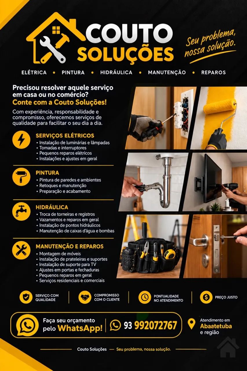Serviços gerais de reparação 