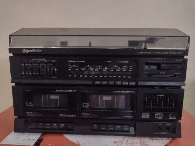 Aparelho de som 3x1 - Gradiente - MS-77 - Retro