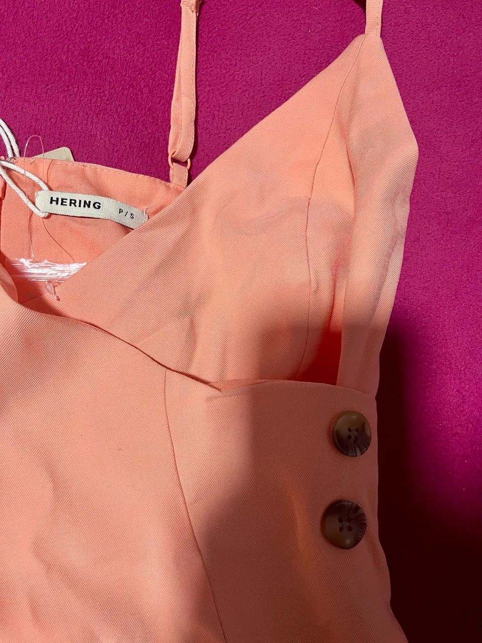 Vestido Peach Hering P - na etiqueta  - Foto 3