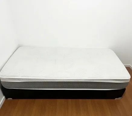 Cama Box Solteiro Pro Espuma Lucky Espuma - Bom Estado - Foto 4